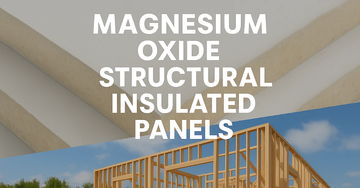 magnesium oxide structural insulated panels